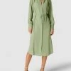 BOSS Blusenkleid Aus Viskose Modell 'Dibanora' - Mint