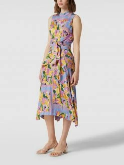 HUGO Midikleid Mit Allover-Muster Modell 'Kestani' - OCCASION CAPSULE - Pink