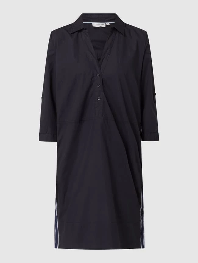 Broadway NYC Blusenkleid Mit 3/4-Arm - Marineblau – Bild 2