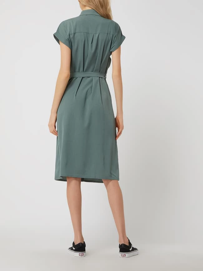 Only Blusenkleid Mit Taillengürtel Modell 'Hannover' - Schilf – Bild 4