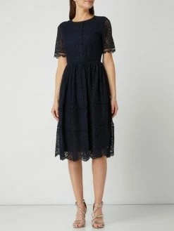 Tommy Hilfiger Kleid Aus Spitze - Dunkelblau