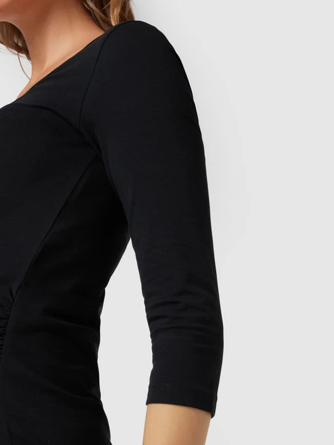 Mamalicious Umstands-Kleid Mit Raffungen - Schwarz – Bild 3