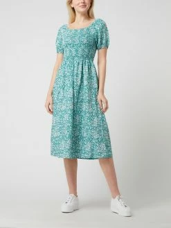 Apricot Kleid Aus Viskose - Grün