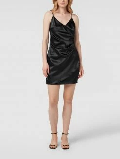 Paradi Cocktailkleid In Wickel-Optik - Schwarz