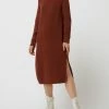 Marc O'Polo Denim Strickkleid Aus Baumwolle - Rostrot
