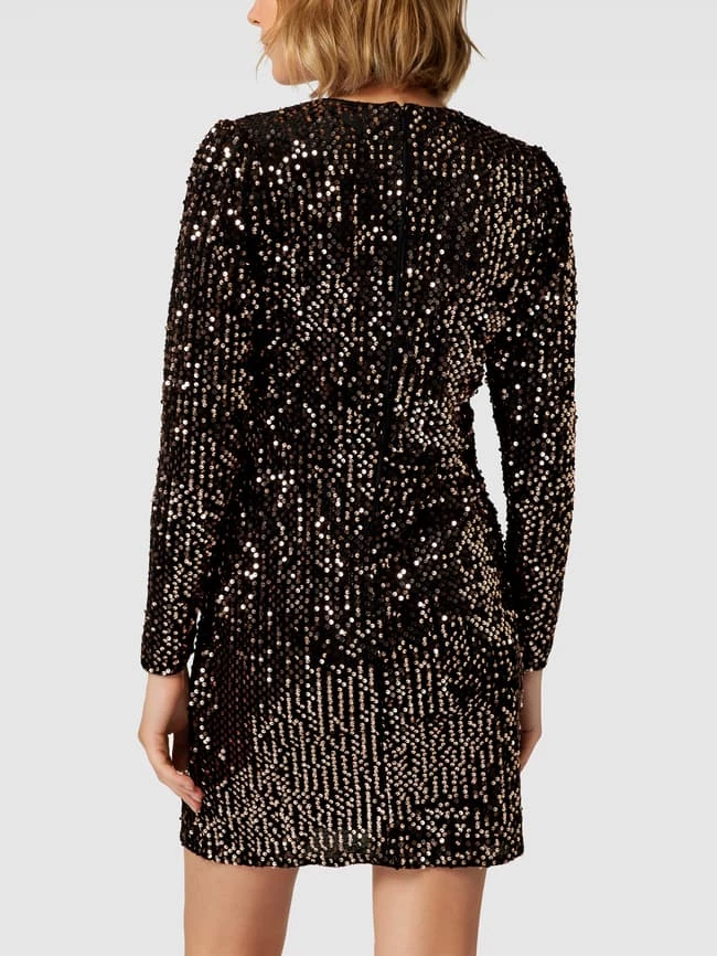 FREE/QUENT Minikleid Mit Paillettenbesatz Modell 'Evaly' - Schwarz – Bild 5