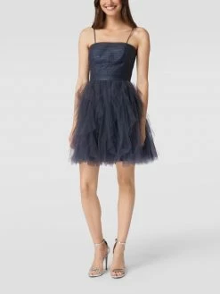 Laona Cocktailkleid In Layering-Optik - Graphit