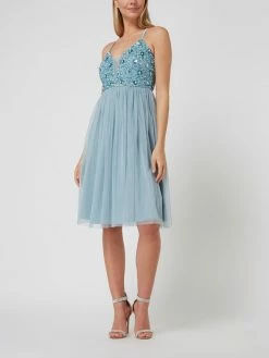 Jake*s Cocktail Cocktailkleid Mit Pailletten - Schilf Meliert