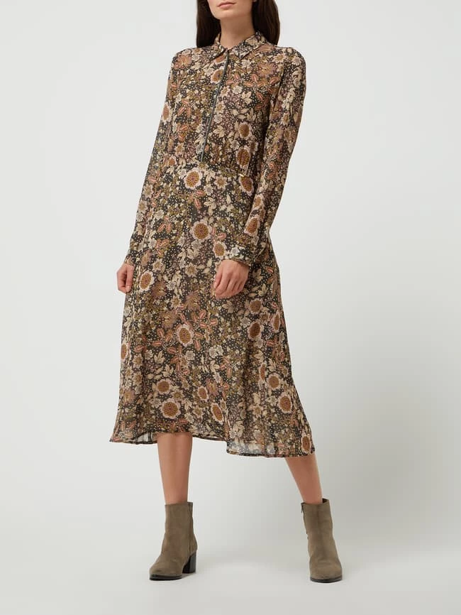 Cinque Kleid Aus Viskose Modell 'Cidelice' - Schwarz