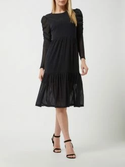 Soyaconcept Kleid Aus Mesh - Marineblau