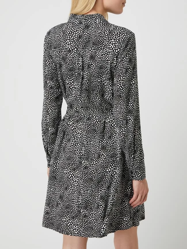 Vila Blusenkleid Aus Viskose Modell 'Paya' - Schwarz – Bild 5