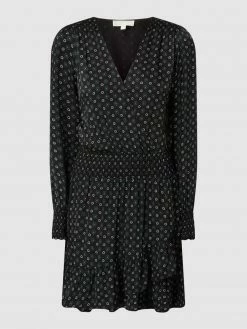 MICHAEL Michael Kors Kleid Aus Viskose Modell 'Julia' - Schwarz