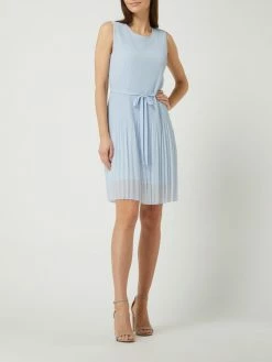 Cinque Kleid Mit Plisseefalten Modell 'Cifilou' - Hellblau