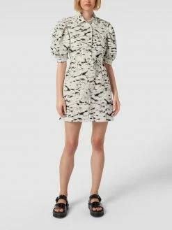 Liu Jo White Minikleid Im Denim-Look - Weiß