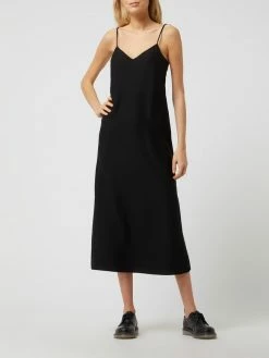 Mango Kleid Mit Spaghettiträgern Modell 'Beady' - Schwarz