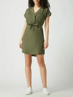 Noisy May Minikleid Aus Lyocell Modell 'Vera' - Khaki