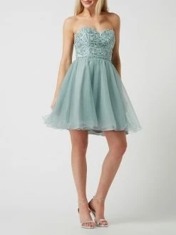 Laona Off-Shoulder-Cocktailkleid Mit Ziersteinen - Mint