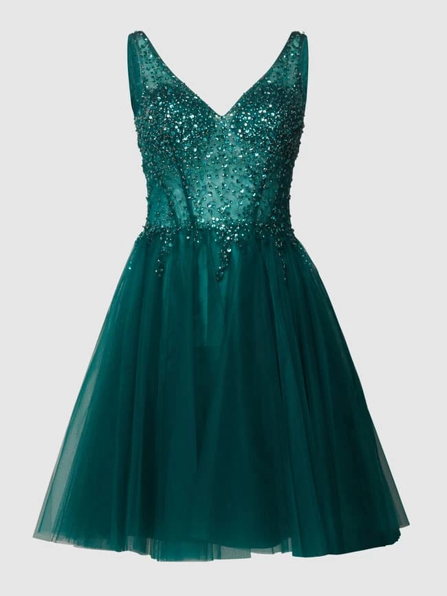 Laona Cocktailkleid Mit Pailletten Und Ziersteinen - Bottle – Bild 2