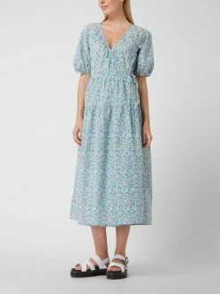 Great Plains Wickelkleid Mit Ballonärmeln - Offwhite