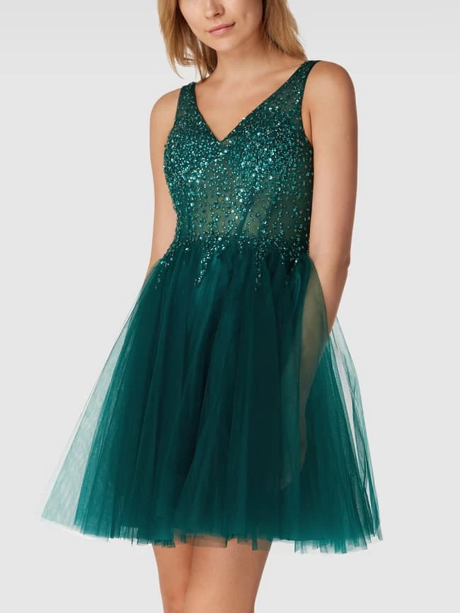 Laona Cocktailkleid Mit Pailletten Und Ziersteinen - Bottle – Bild 4