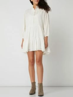 Pepe Jeans Kleid Mit Biesen Modell 'Amada' - Offwhite