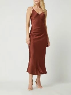 Bardot Kleid Aus Viskose Modell 'Anja' - Mittelbraun