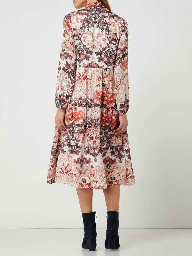 S.Oliver RED LABEL Kleid Mit Ornamentalem Muster - Offwhite – Bild 4