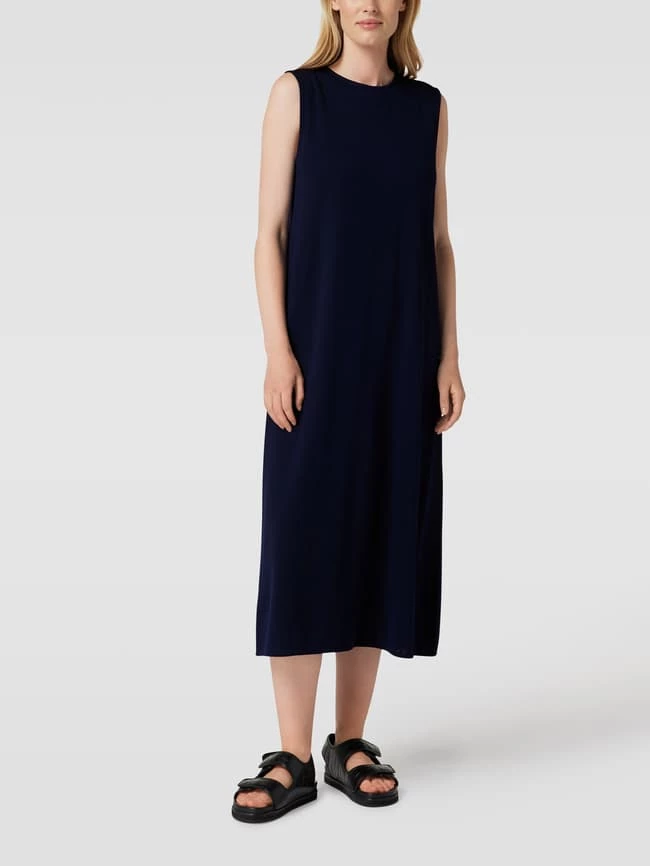 Drykorn Maxikleid Mit Rundhalsausschnitt Modell 'KEJONA' - Marineblau