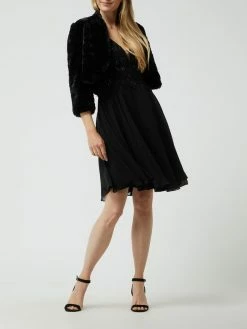 Luxuar Cocktailkleid Mit Strasssteinen - Schwarz