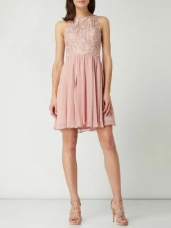 Laona Cocktailkleid Mit Zierborten - Altrosa