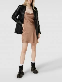 REVIEW Minikleid Mit Rückenausschnitt - Schlamm