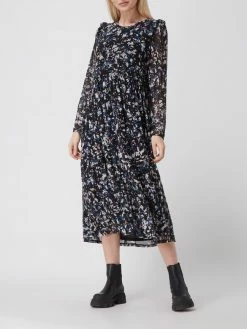 S.Oliver RED LABEL Kleid Aus Mesh - Schwarz