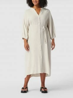 ONLY CARMAKOMA Blusenkleid Mit Raglanärmel - Sand