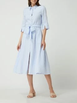 Joseph Janard Blusenkleid Aus Leinen - Hellblau