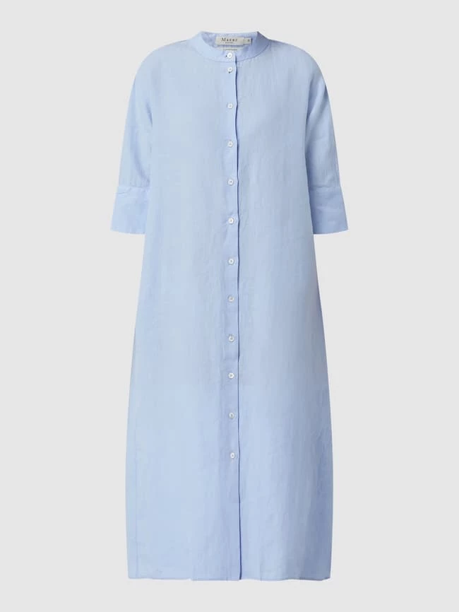 MAERZ Muenchen Blusenkleid Aus Leinen - Hellgelb 4 MAERZ Muenchen Blusenkleid Aus Leinen - Hellgelb – Bild 2