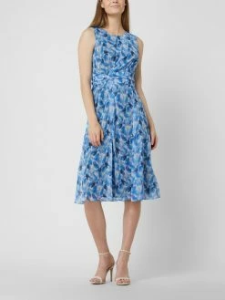 BETTY & CO WHITE Kleid Mit Allover-Muster - Hellblau