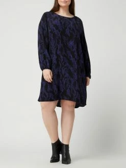 Tom Tailor Plus PLUS SIZE Kleid Mit Allover-Muster - Schwarz