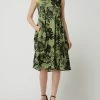 Luisa Cerano Kleid Mit Floralem Muster - Grün