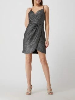 Luxuar Cocktailkleid Mit Glitter-Effekt - Schwarz