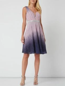 Luxuar Cocktailkleid Aus Krepp - Rosé