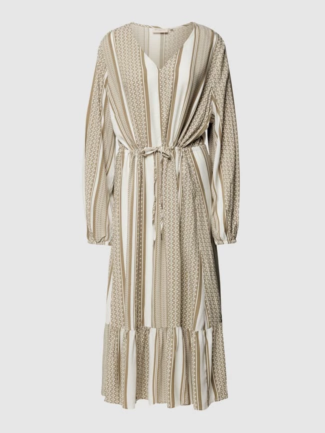 ONLY CARMAKOMA Midikleid Mit Kufiya-Muster - Olivgrün – Bild 2