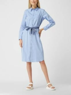 Milano Italy Blusenkleid Mit Taillengürtel - Bleu