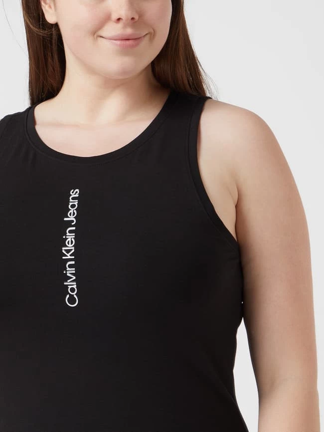 Calvin Klein Jeans Plus PLUS SIZE Kleid Mit Logo - Schwarz – Bild 3