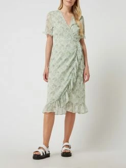 FREEBIRD Wickelkleid Mit Volants Modell 'Rosy' - Hellgrün