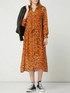 Part Two Blusenkleid Aus Viskose Modell 'Esmine' - Dunkel Orange