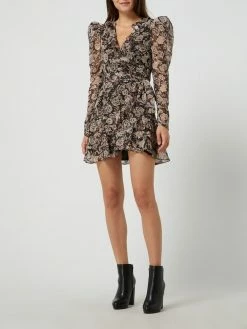 Bardot Minikleid Aus Chiffon Modell 'Winona' - Schwarz