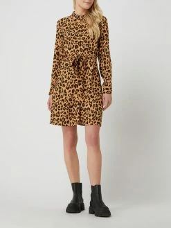 Vila Blusenkleid Aus Viskose Modell 'Paya' - Camel