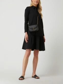 ROBE LÉGÈRE Blusenkleid Mit Volantsaum - Schwarz