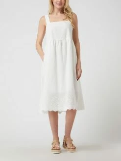 Seidensticker Kleid Mit Spitze - Weiß