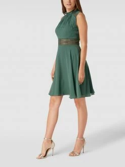V.M. Cocktailkleid Mit Taillenpasse Aus Spitze - Grün